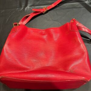 Louis Vuitton Mandara Epi Red shoulder/crossbody bag